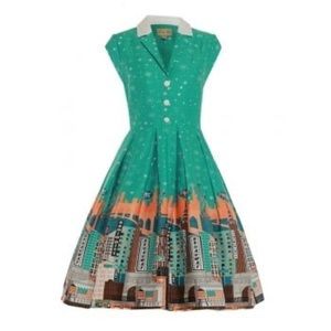 Lindy Bop New York Scene Swing Dress